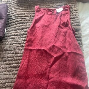 Reformation linen shift dress